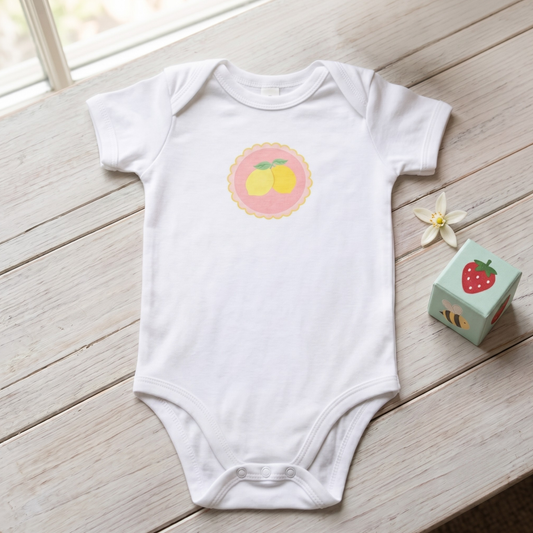 Little Lemon Organic Cotton Baby Onesie