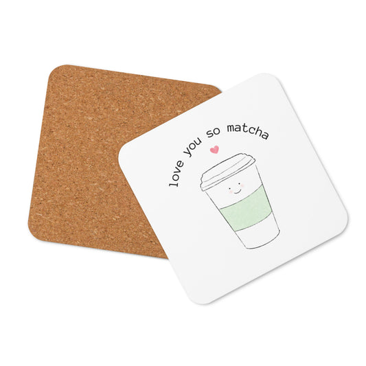 Love You So Matcha Coaster