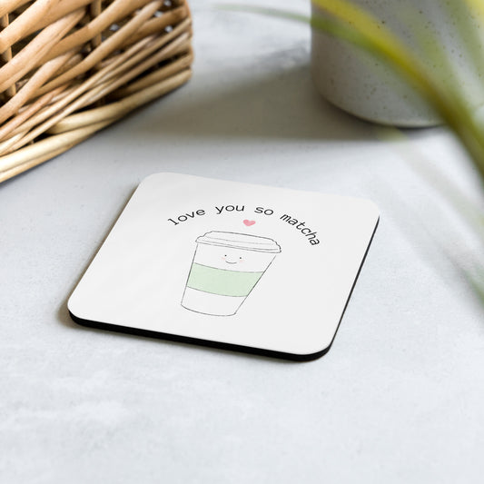 Love You So Matcha Coaster