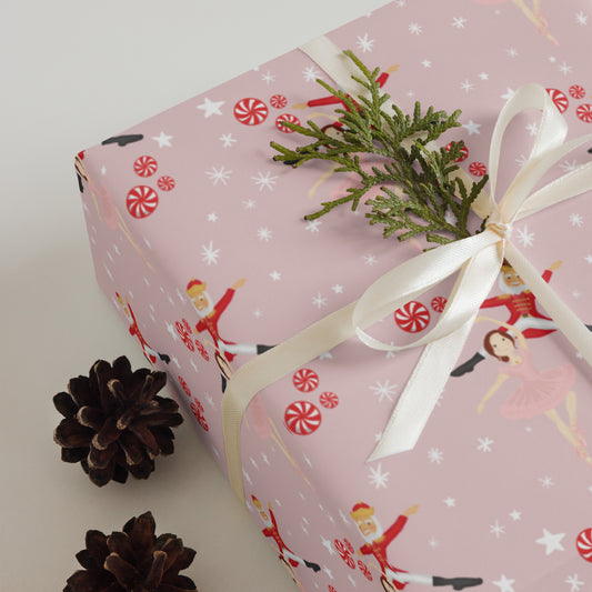 Ballerina & Nutcracker Wrapping Paper Sheets