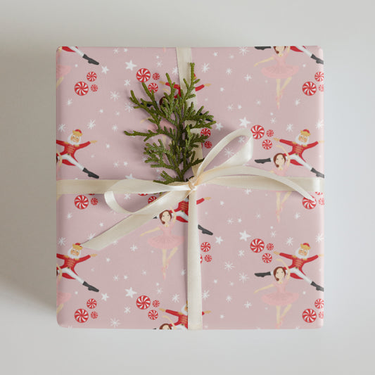 Ballerina & Nutcracker Wrapping Paper Sheets
