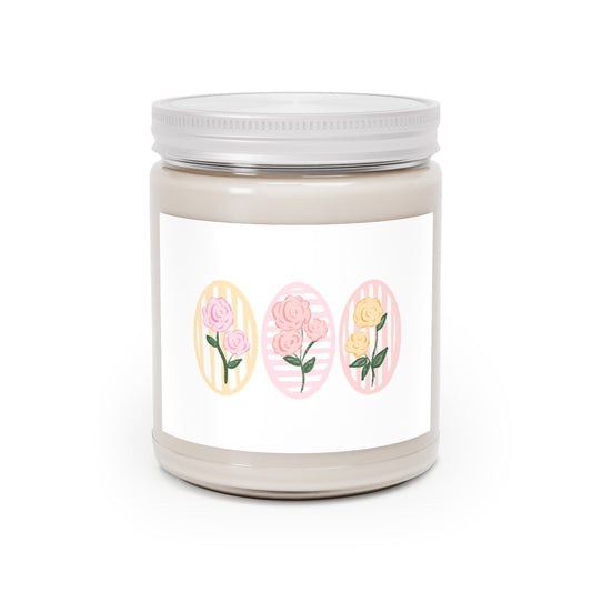 Rose Trio Scented Candle, 9oz
