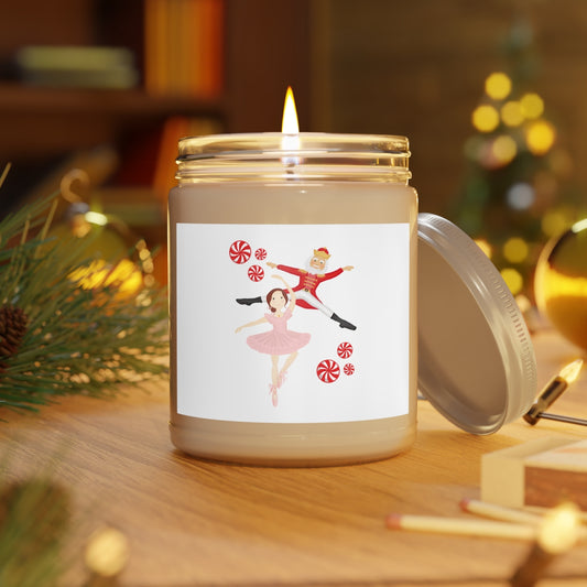 Ballerina & Nutcracker Holiday Candle