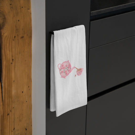 Floral Teatime Tea Towel