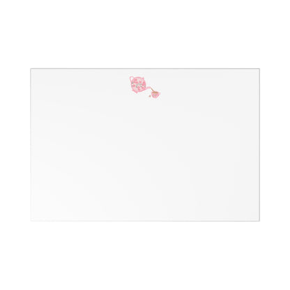 Floral Teatime Note Cards (7 pcs)