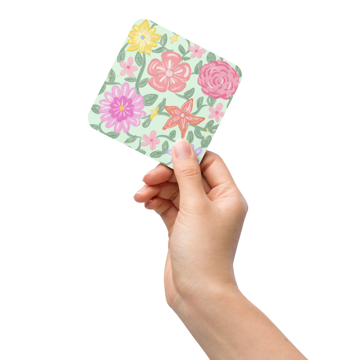 Lush Florals Coaster (Individual Coaster - 1 Unit)