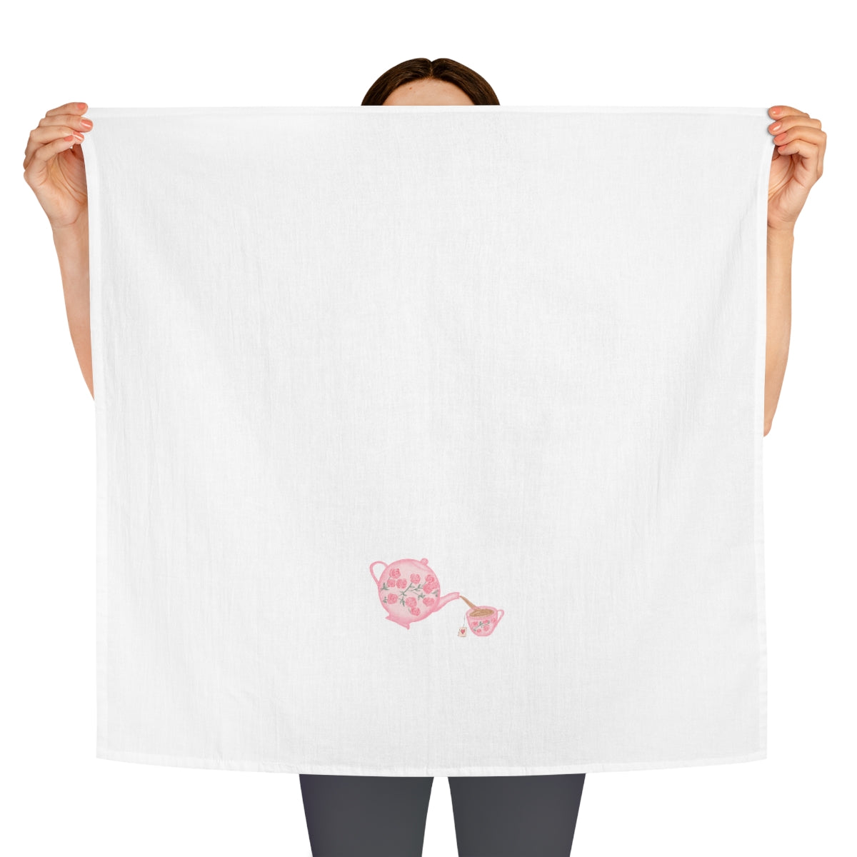 Floral Teatime Tea Towel
