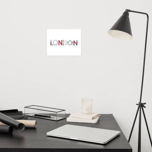 London Landmarks Art Print