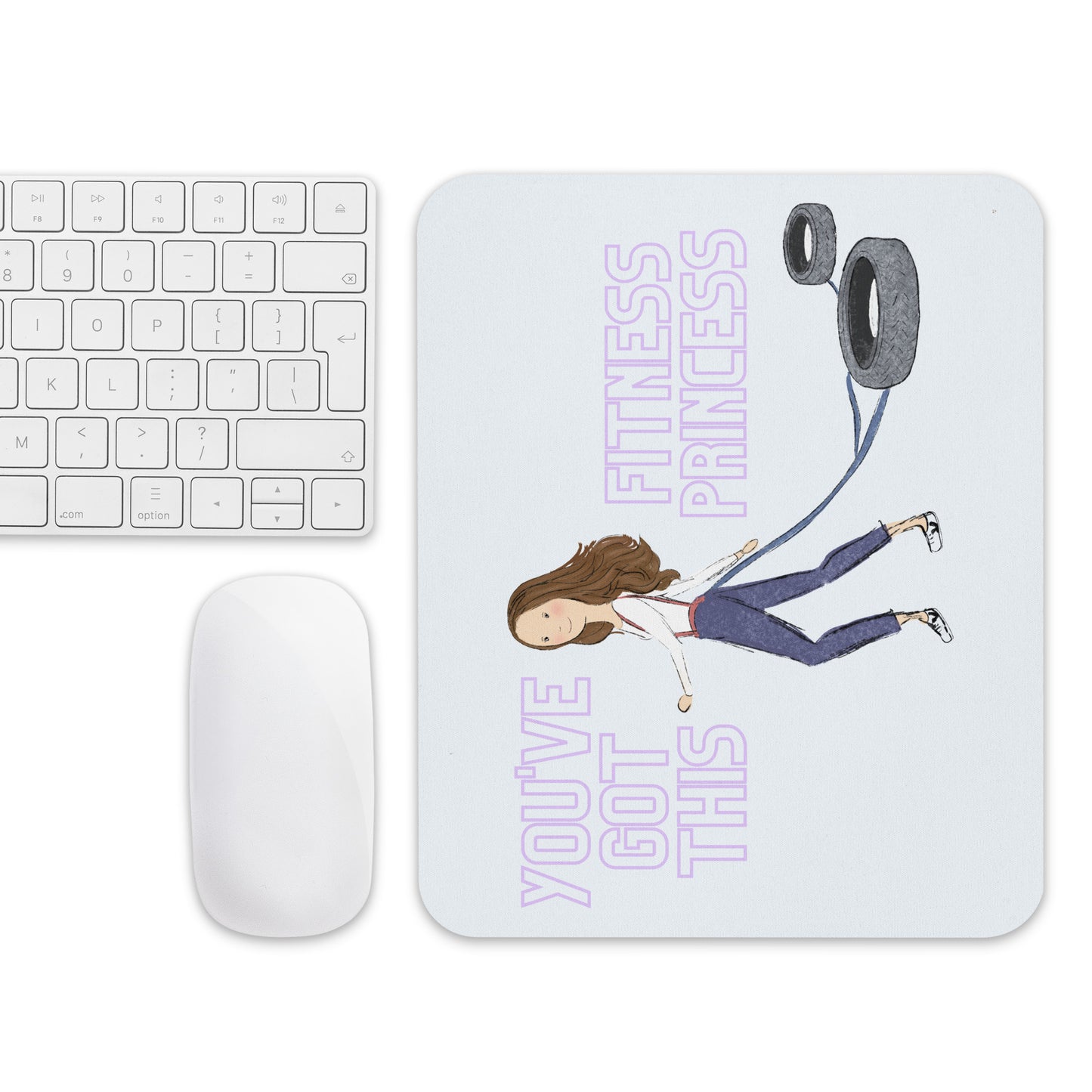 Fitness Princess Mouse Pad