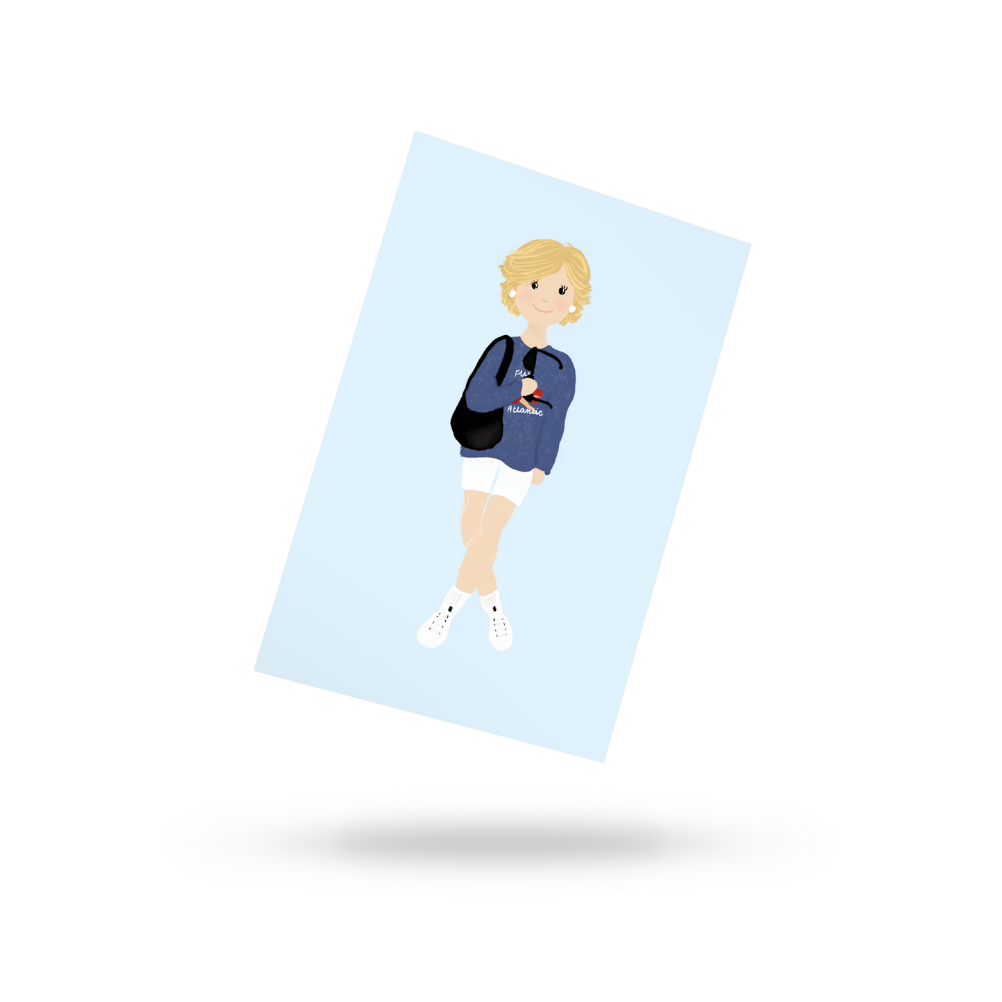 Princess Diana Casual Fridays Postcard