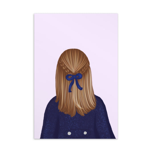 Princess Charlotte Bow Postcard