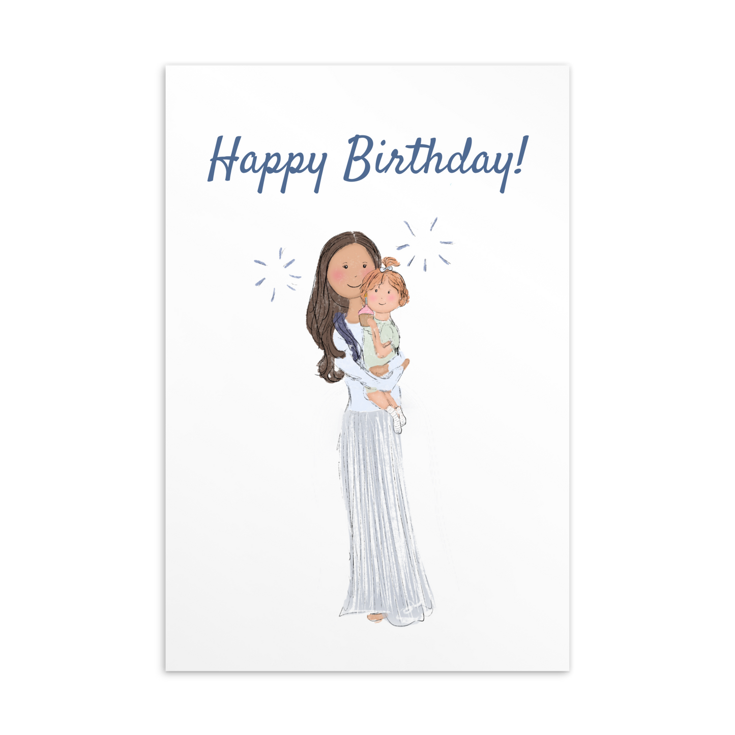 Happy Birthday Meghan & Lilibet Postcard