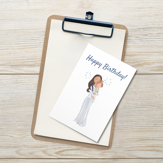 Happy Birthday Meghan & Lilibet Postcard