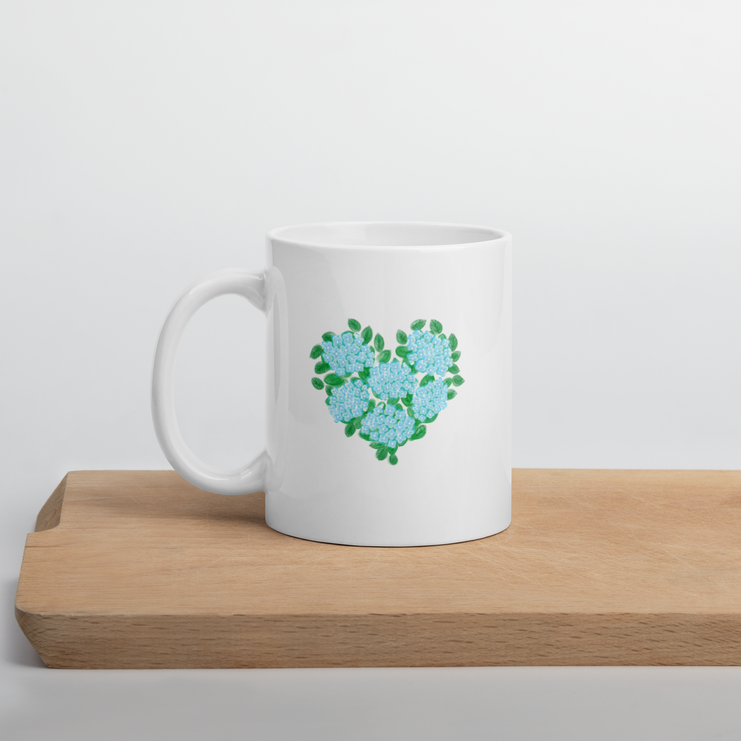 Hydrangea Healing Heart Mug