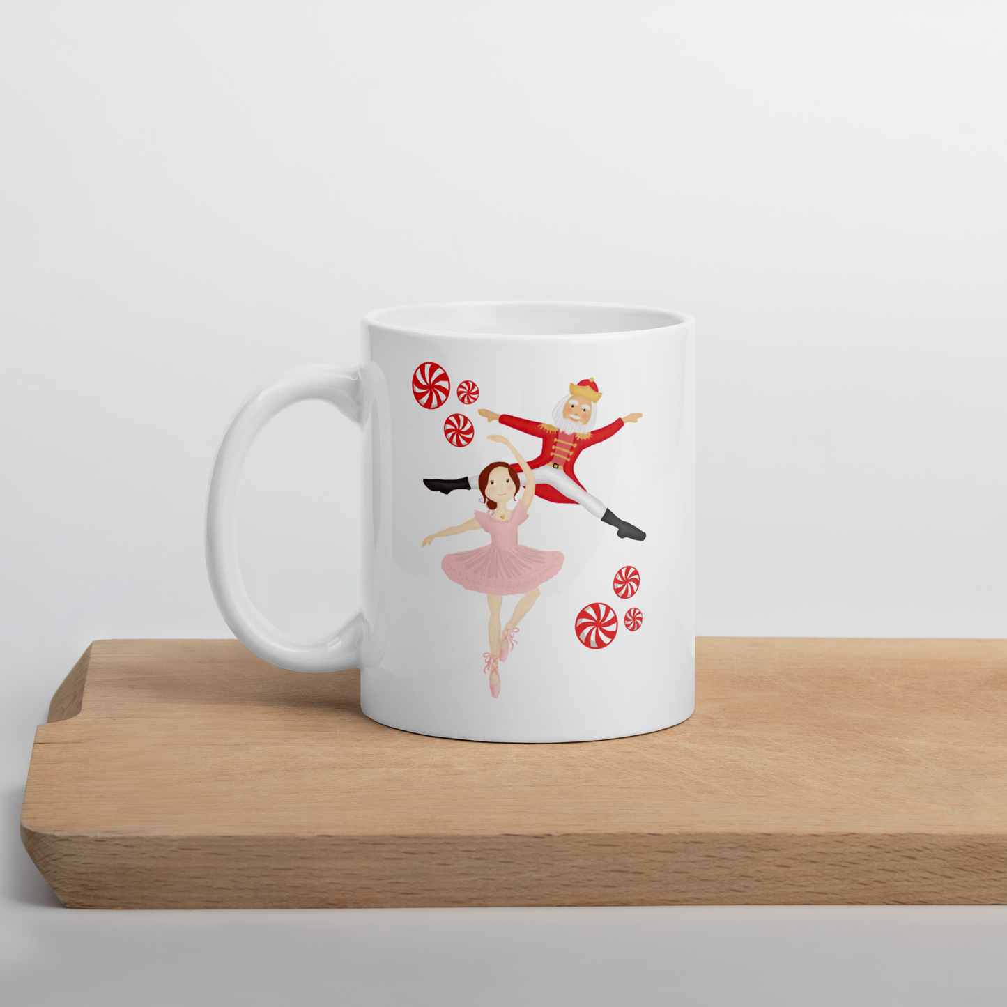Ballerina & Nutcracker Holiday Mug