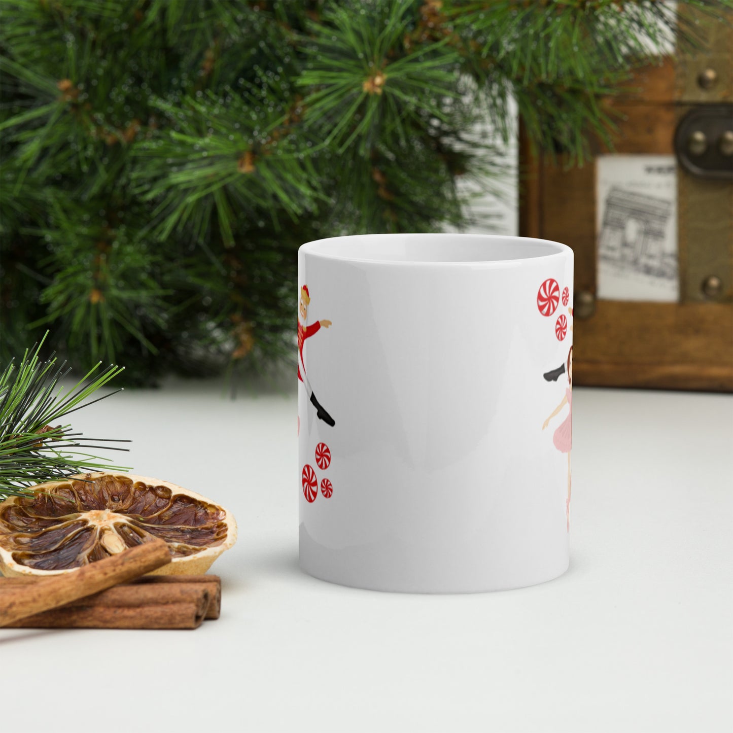 Ballerina & Nutcracker Holiday Mug