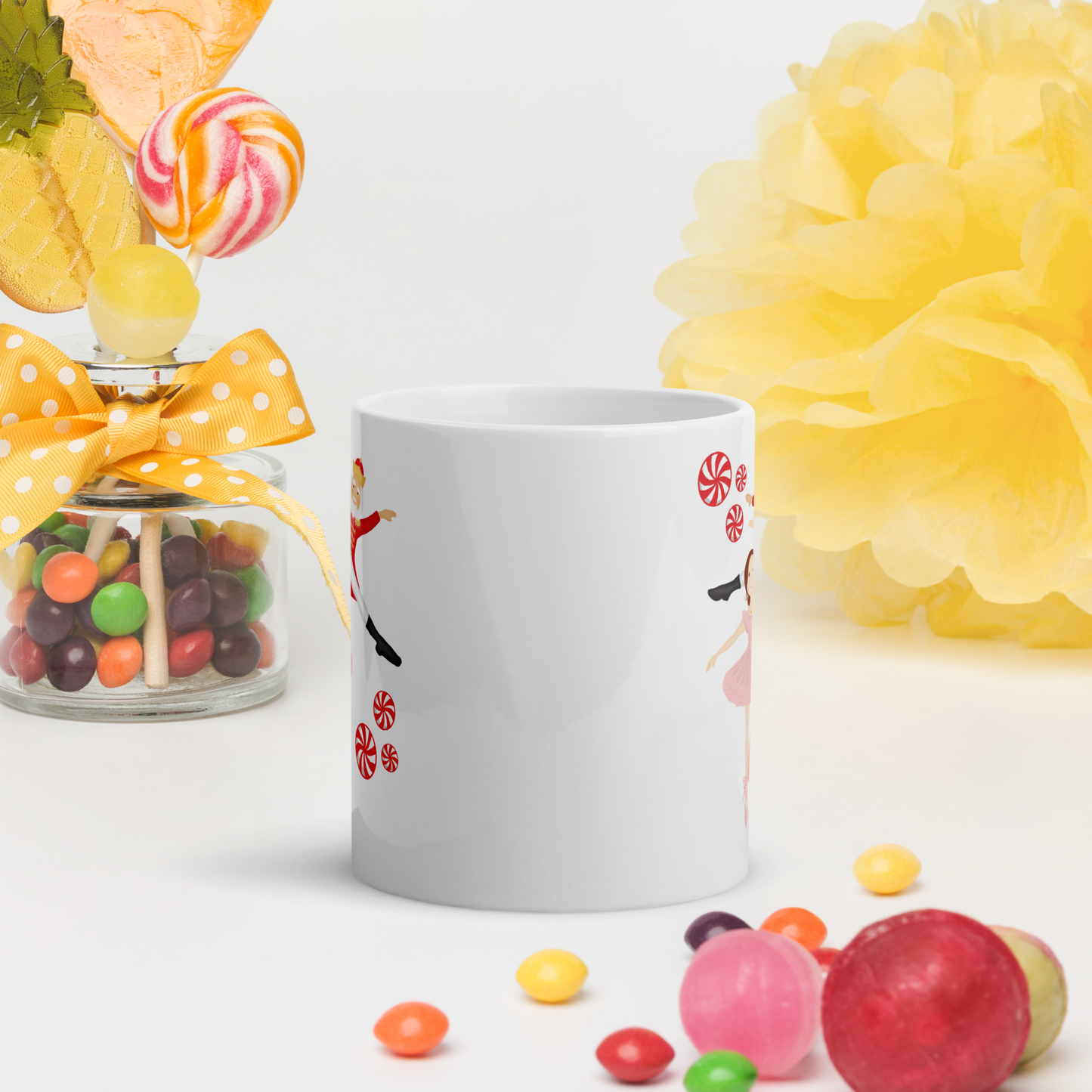 Ballerina & Nutcracker Holiday Mug