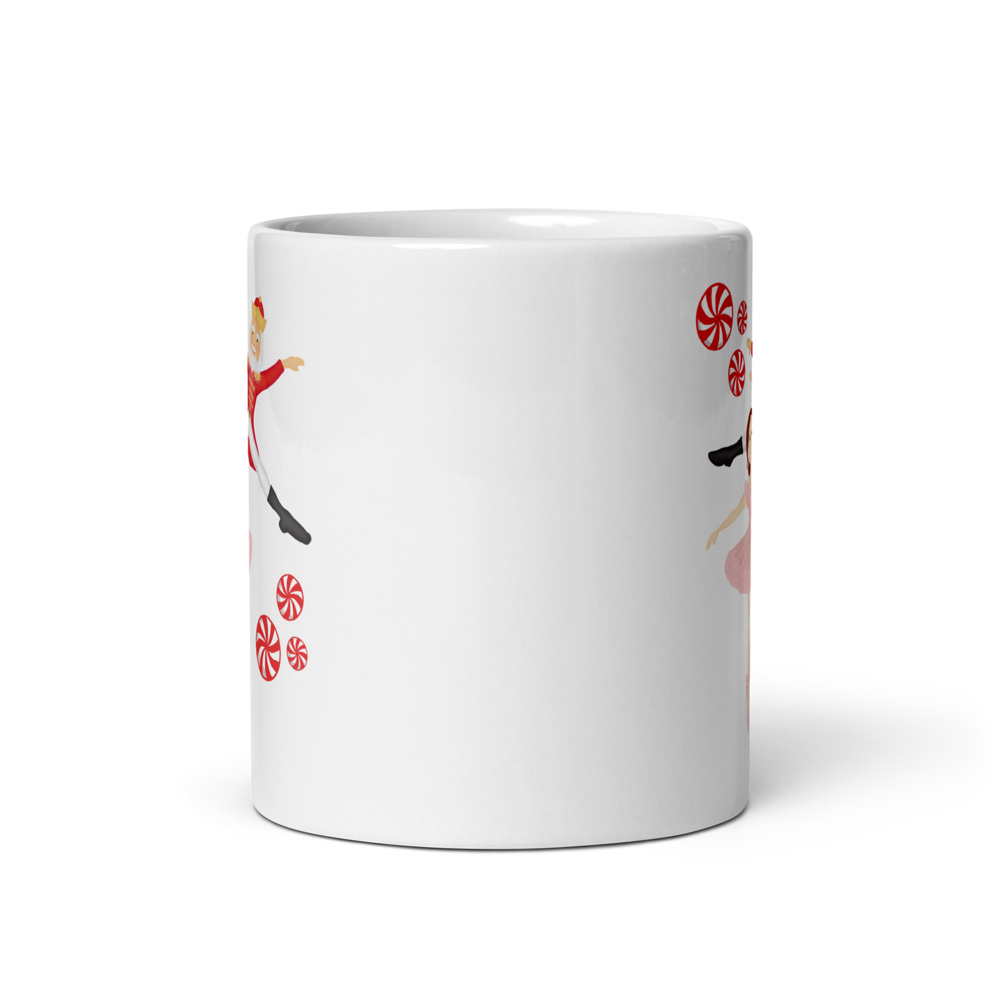 Ballerina & Nutcracker Holiday Mug