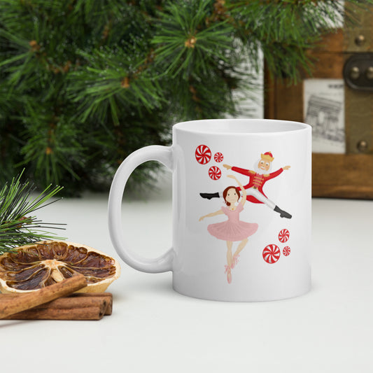 Ballerina & Nutcracker Holiday Mug