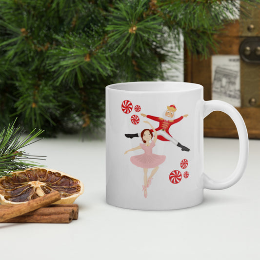 Ballerina & Nutcracker Holiday Mug
