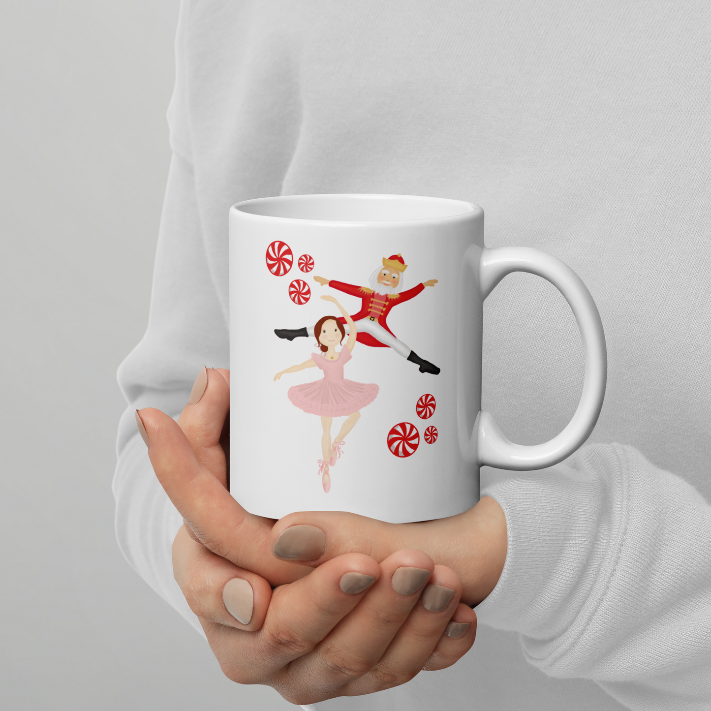 Ballerina & Nutcracker Holiday Mug