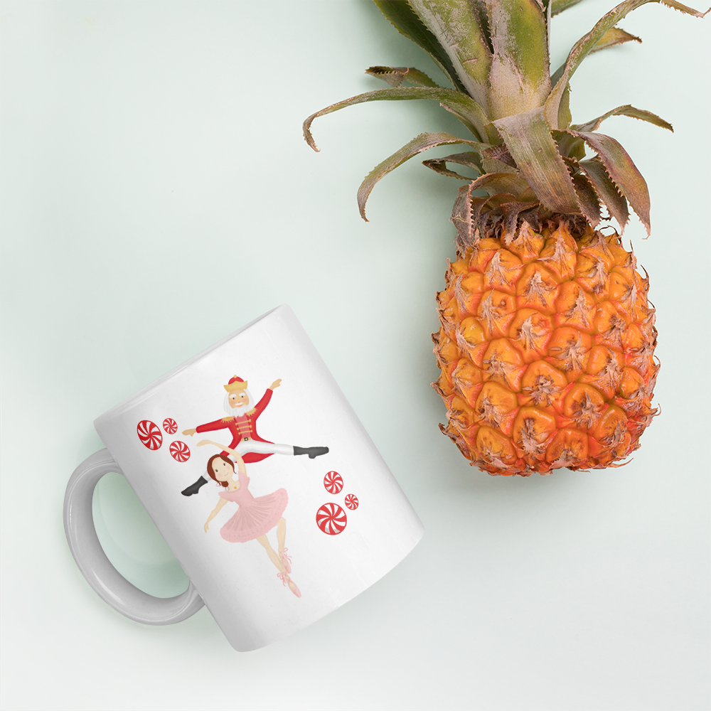 Ballerina & Nutcracker Holiday Mug