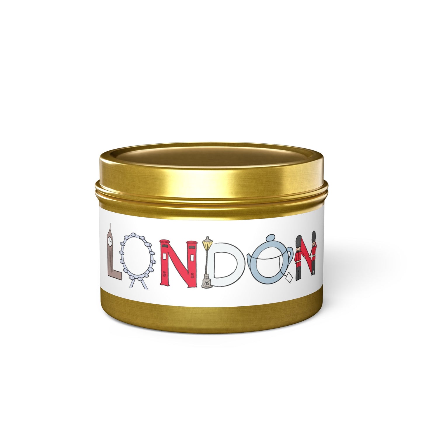 London Landmarks Tin Candle - Mini Size 4oz