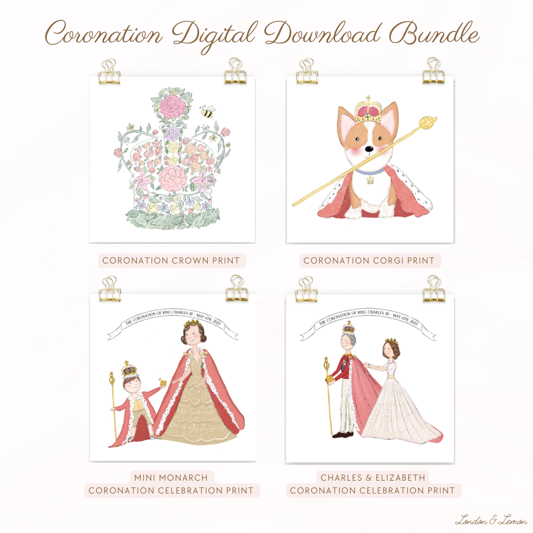 Coronation Collection Illustration Bundle [Digital Download]