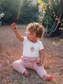 Blushing Berry Organic Cotton Baby Onesie