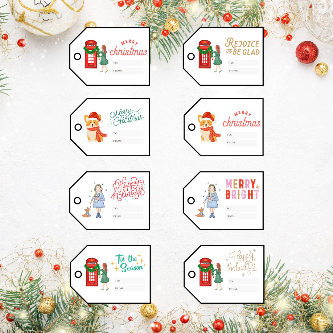 Holiday Gift Tag Set [Digital Download]