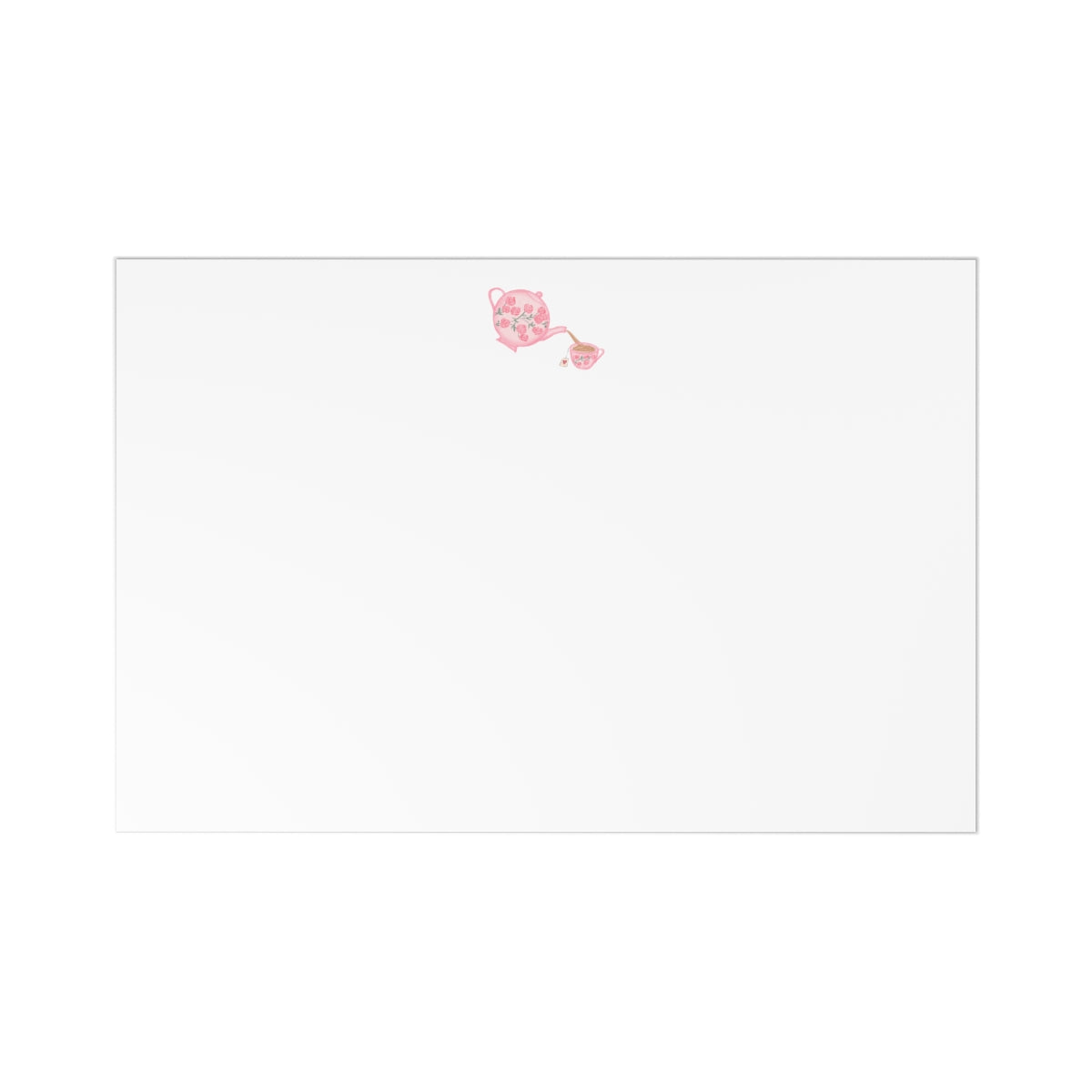 Floral Teatime Note Cards (7 pcs)