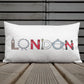 London Landmarks Throw Pillow