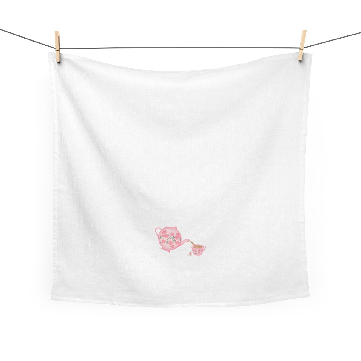 Floral Teatime Tea Towel