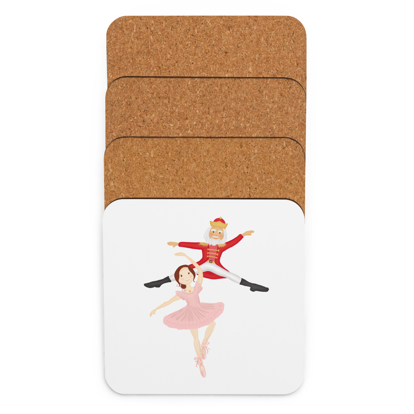 Ballerina & Nutcracker Coaster (Individual Coaster - 1 Unit)
