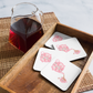 Floral Teatime Coaster (Individual Coaster - 1 Unit)