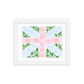 Floral Flag English Rose Art Print