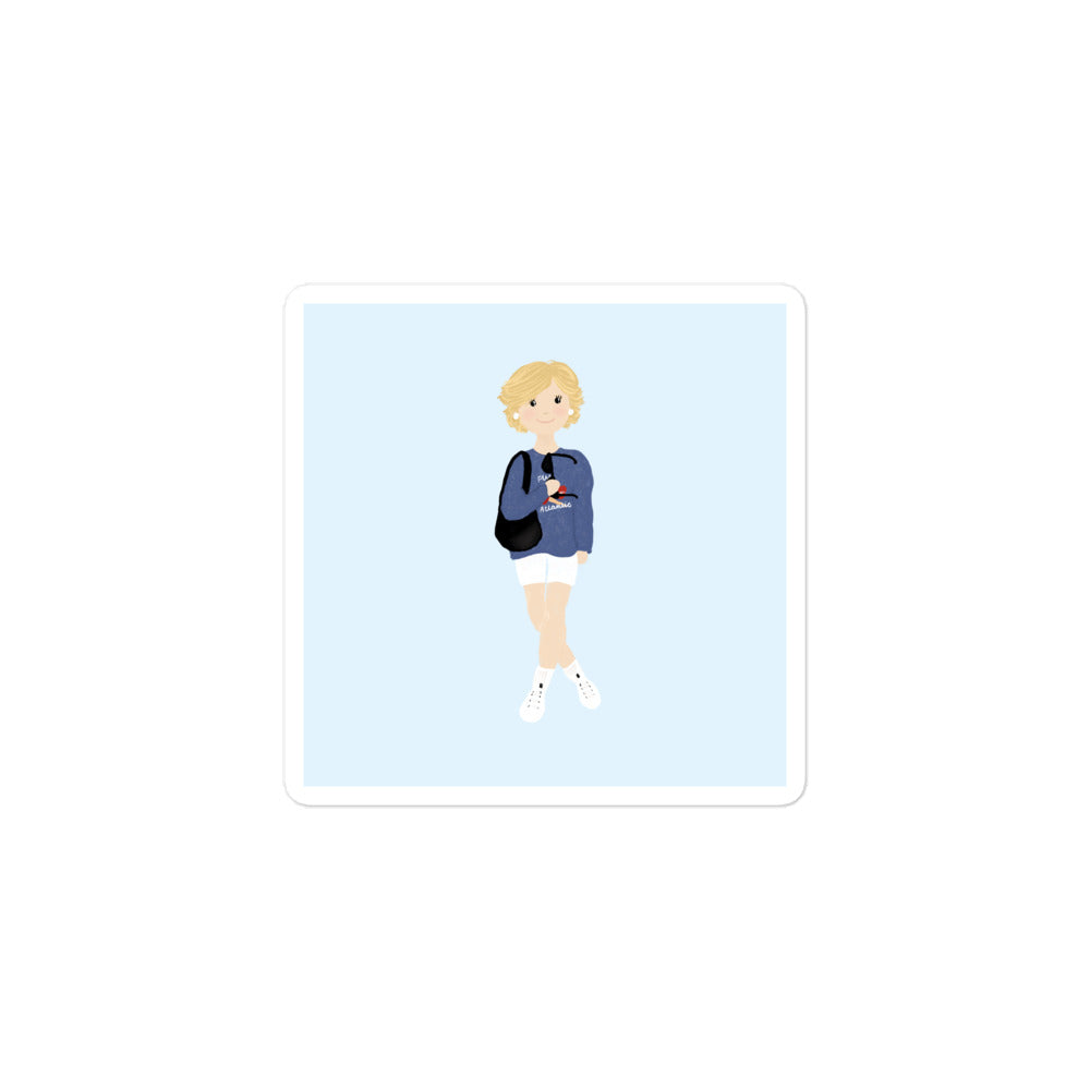 Princess Diana Casual Fridays Sticker