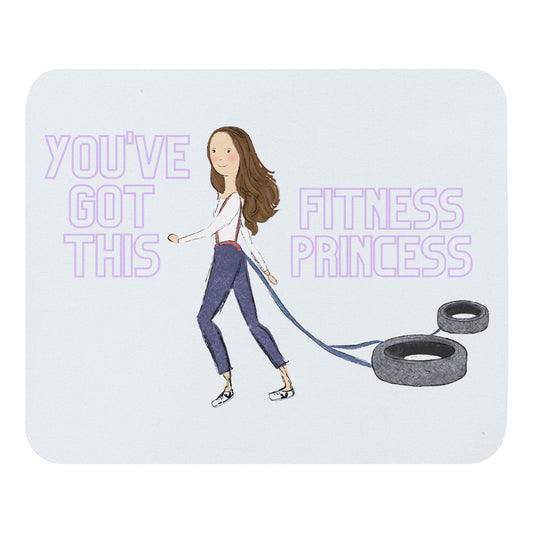 Fitness Princess Mouse Pad