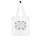 Floral Flag English Rose Organic Cotton Tote Bag