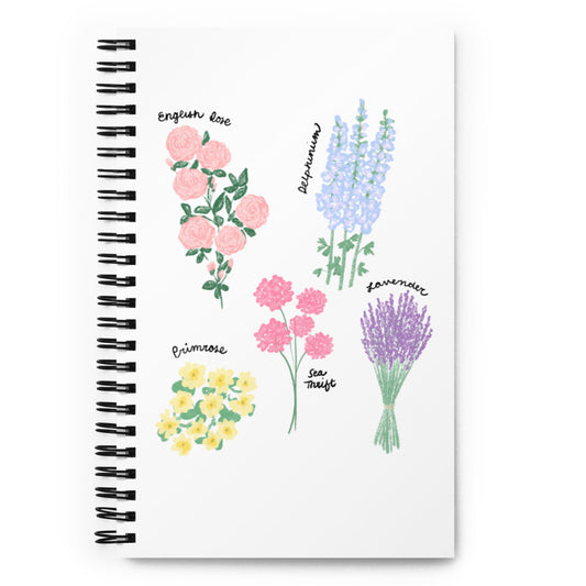 British Blooms Notebook