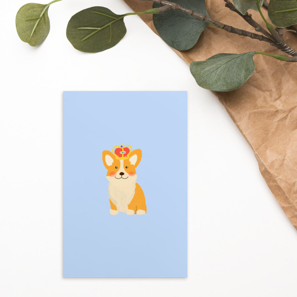 Royal Corgi Postcard