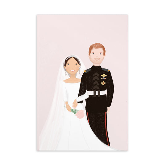 Royal Wedding Harry & Meghan Postcard