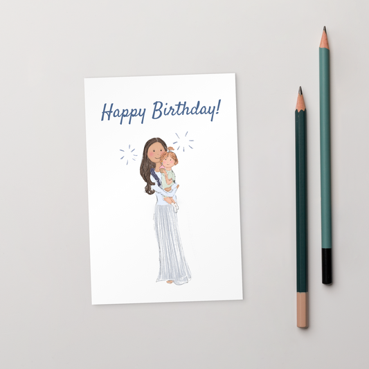 Happy Birthday Meghan & Lilibet Postcard