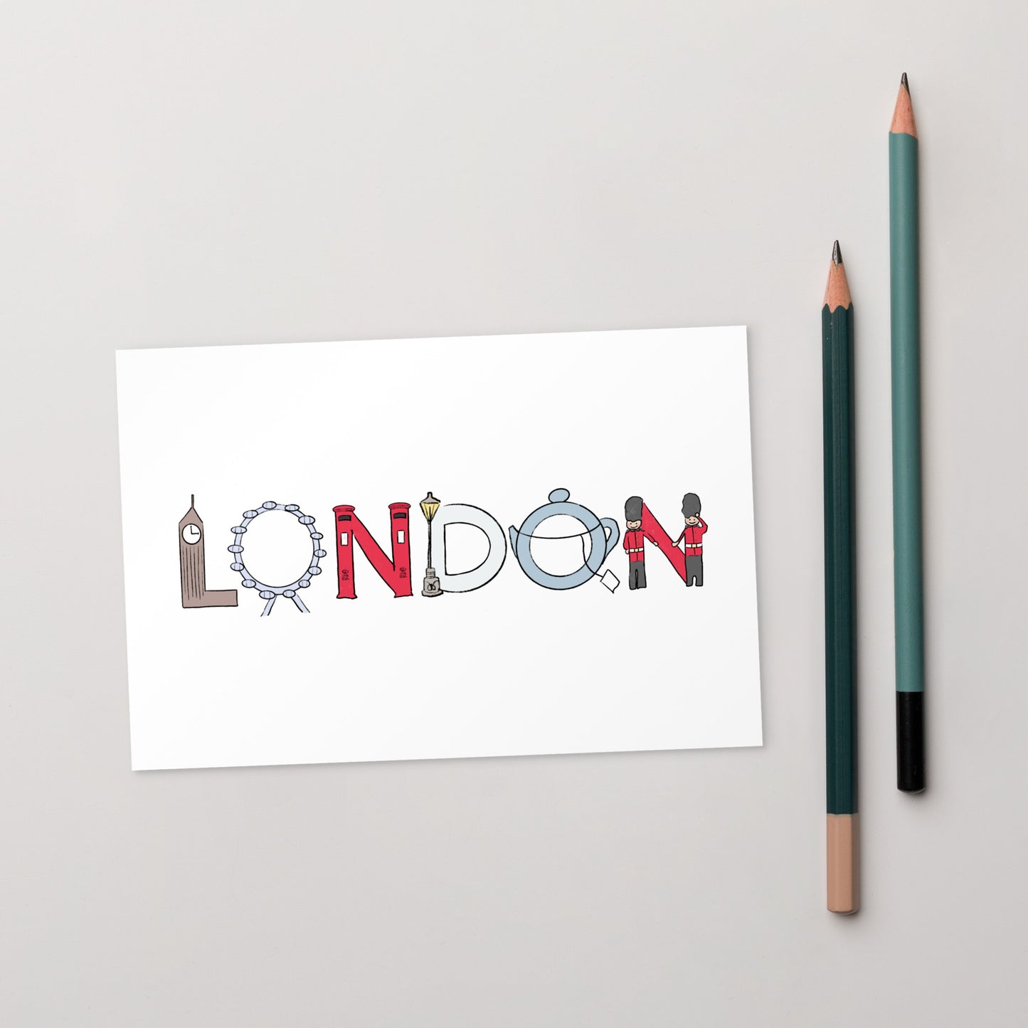 London Landmarks Postcard