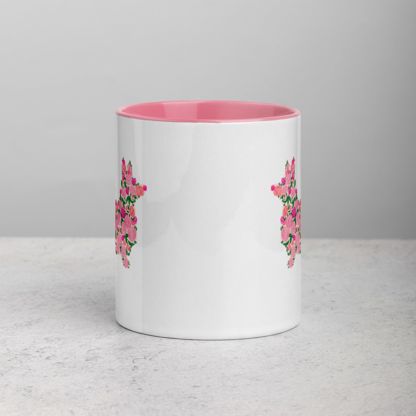 Floral Corgi Print Mug
