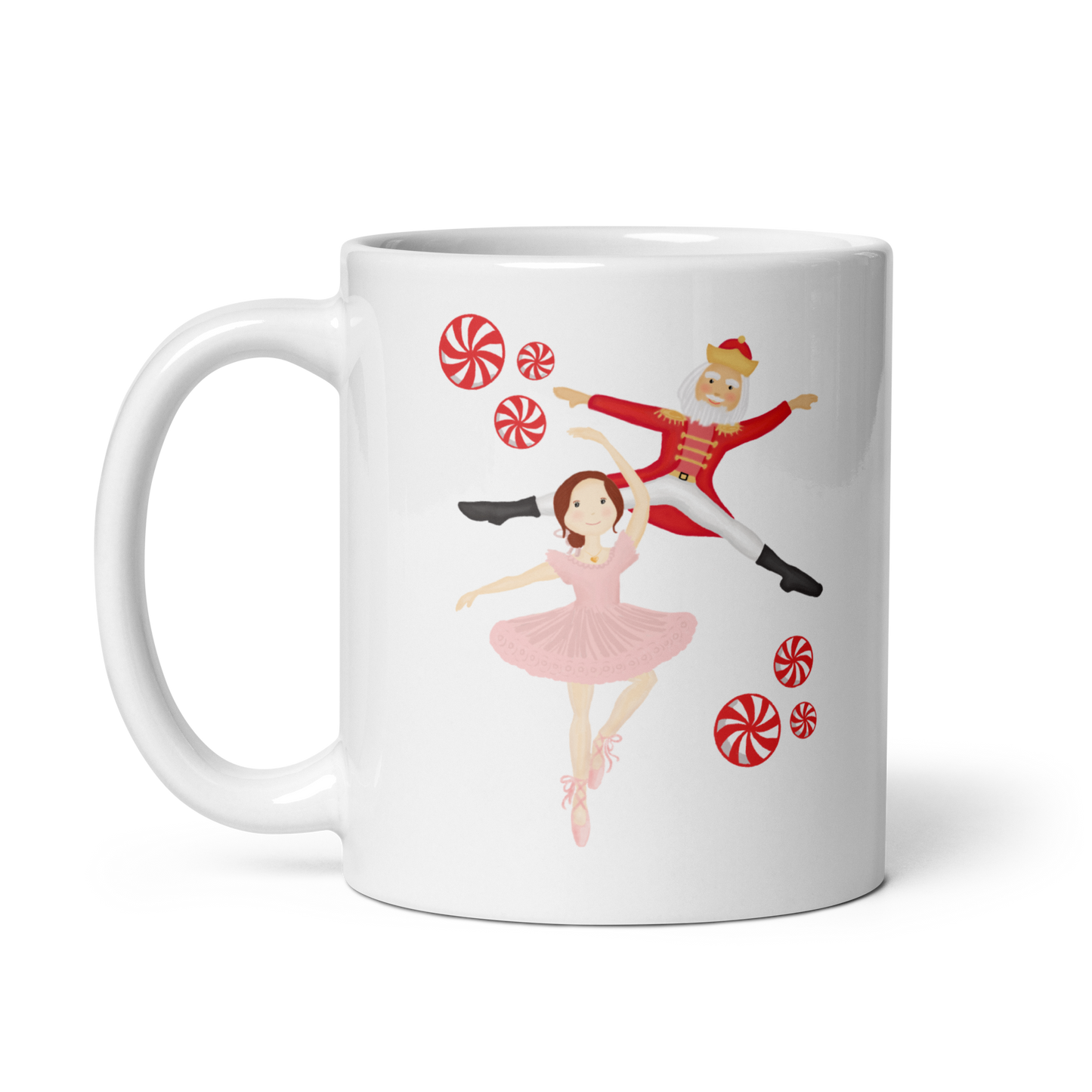 Ballerina & Nutcracker Holiday Mug